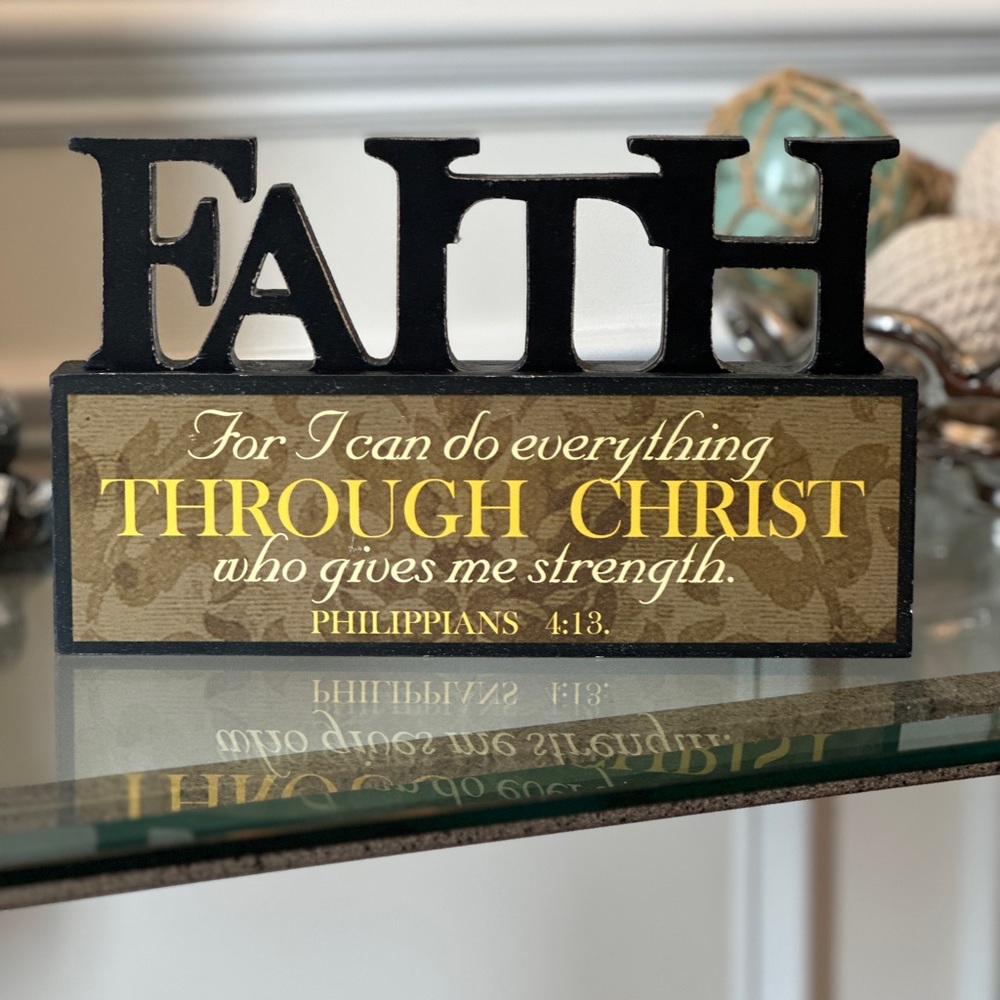 Faith Home Decor Sign